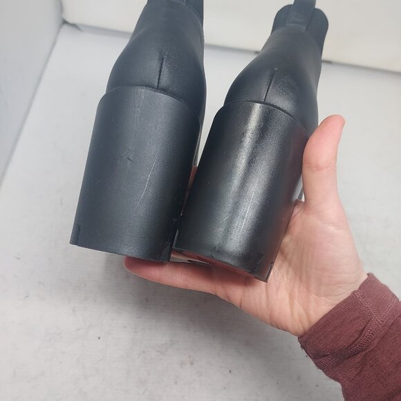 Christian Louboutin Black Marchacroche Lug Heel Chelsea Boot - Picture 10 of 13